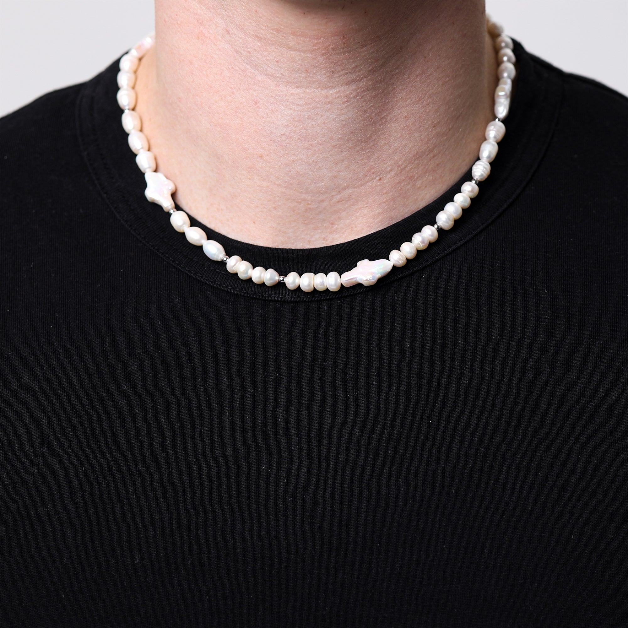 Small Cross Pearl Necklace | 1 of 1 - warpedsense