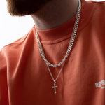 Cross Chain | Light Silver - warpedsense